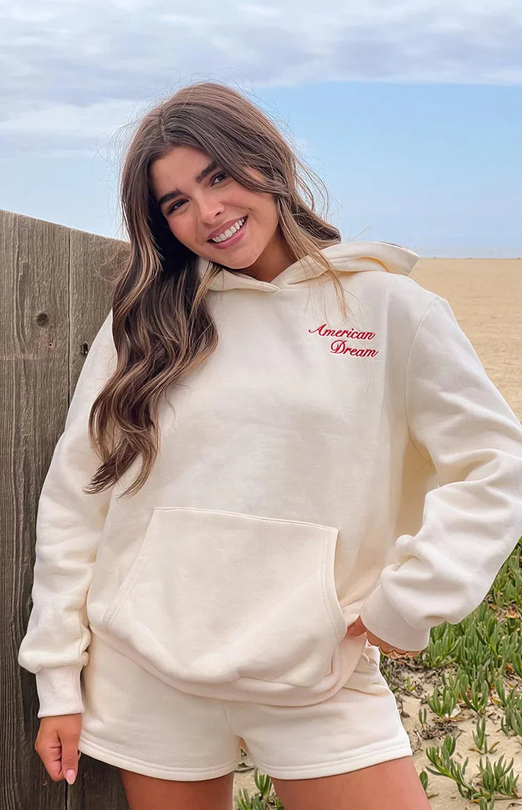 Cream American Dream Hoodie