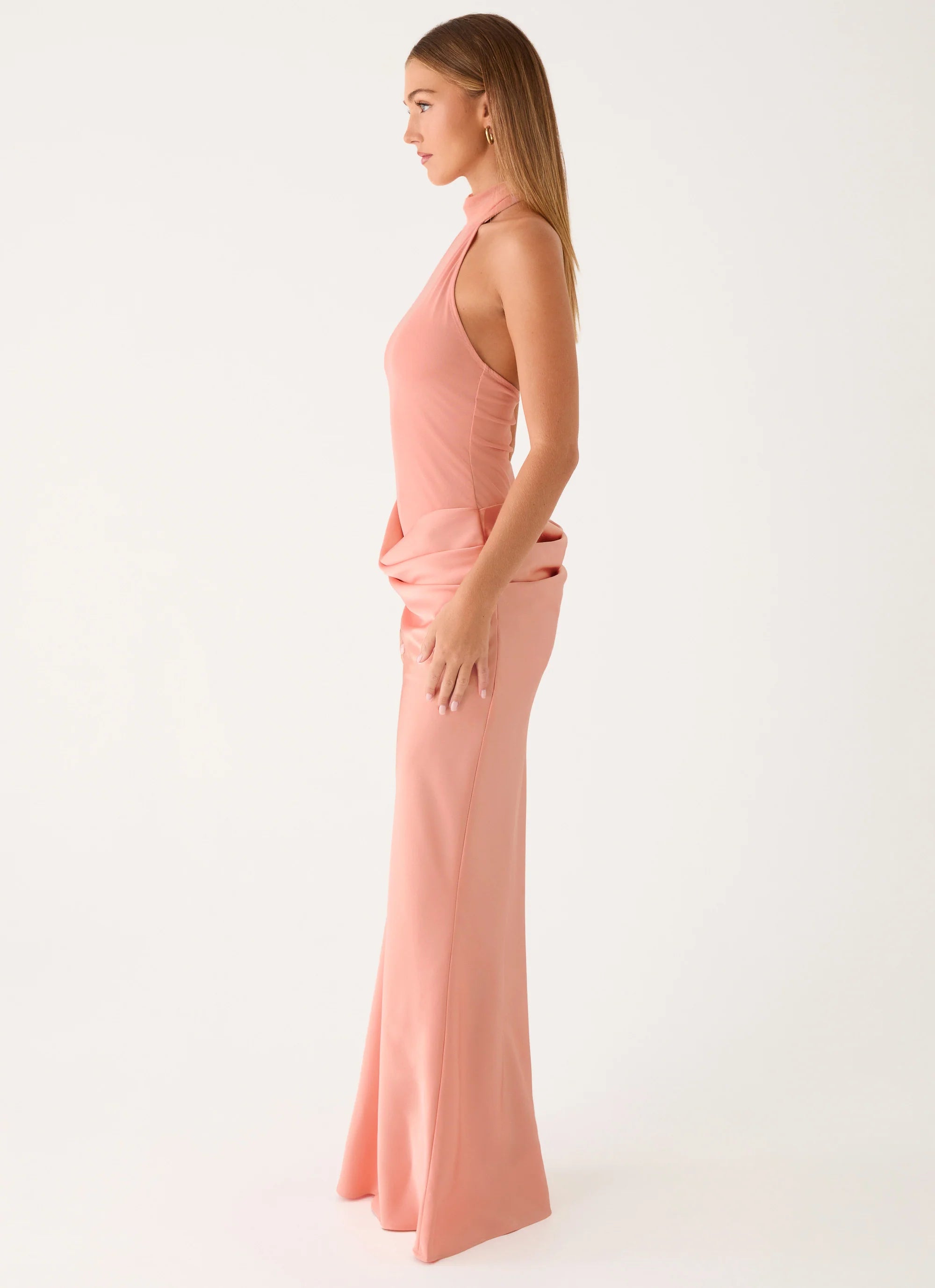Kiyah Maxi Dress - Peach