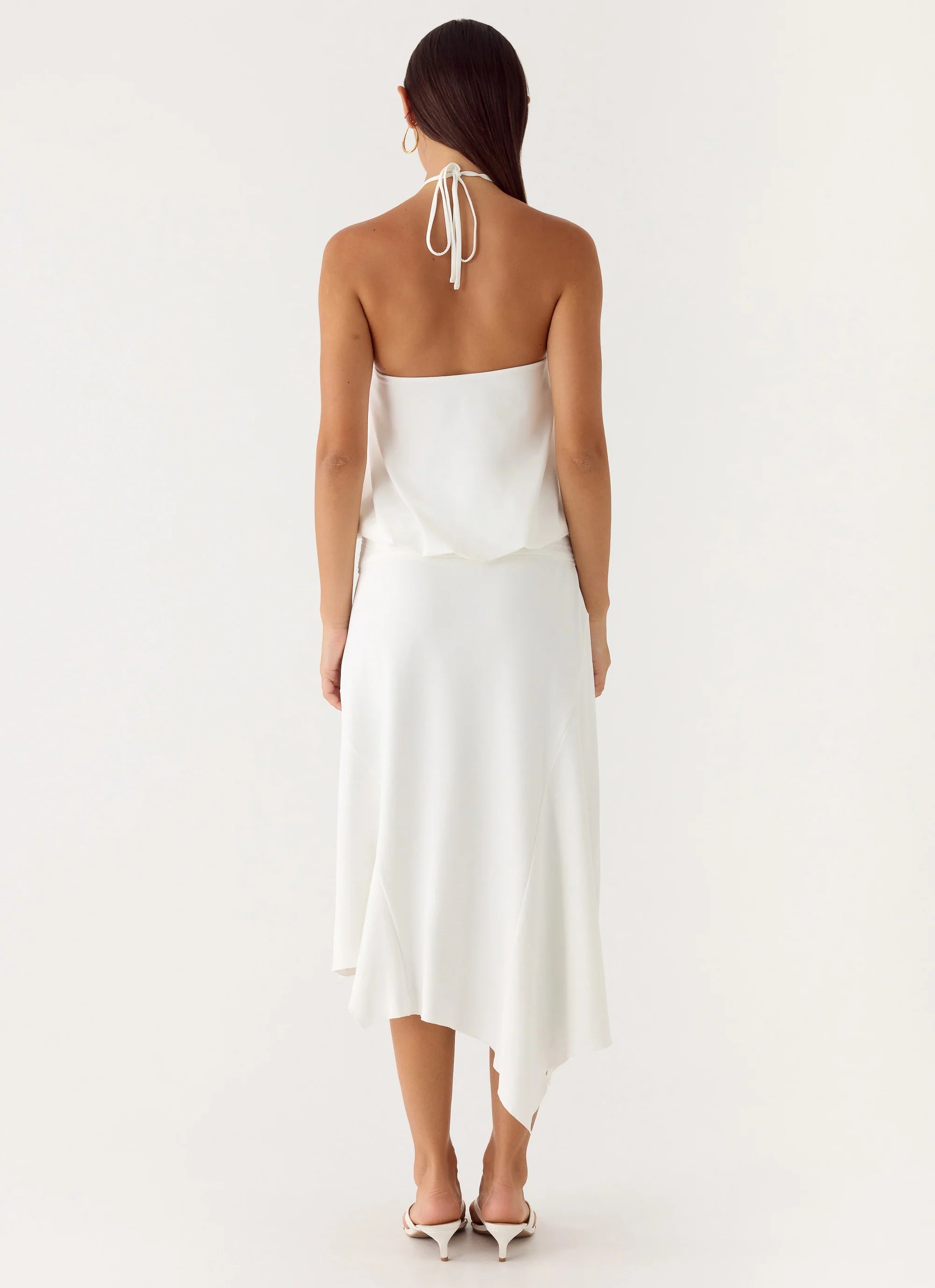 To The Girls Midi Dress - White